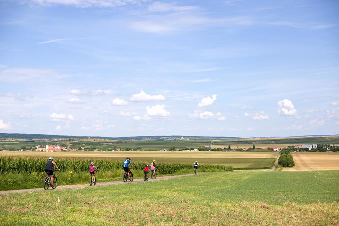 Krajina s cyklisty