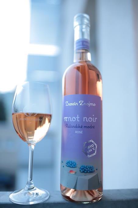 πnot noir 3,14 Rulandské modré Rosé, pozdní sběr 2017