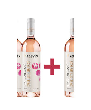 SVATOMARTINSKÉ - Zweigeltrebe rosé 5+1