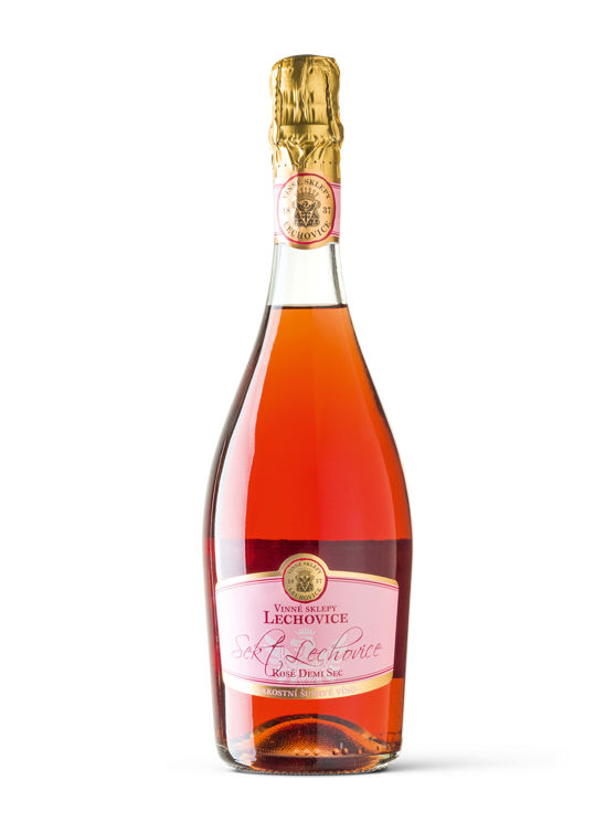 Sekt Lechovice Rosé Demi sec Zweigeltrebe