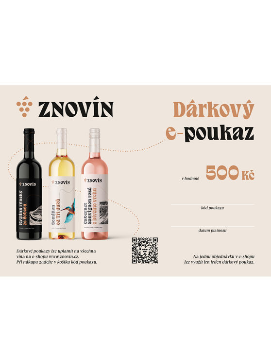 Dárkový poukaz - 500 Kč